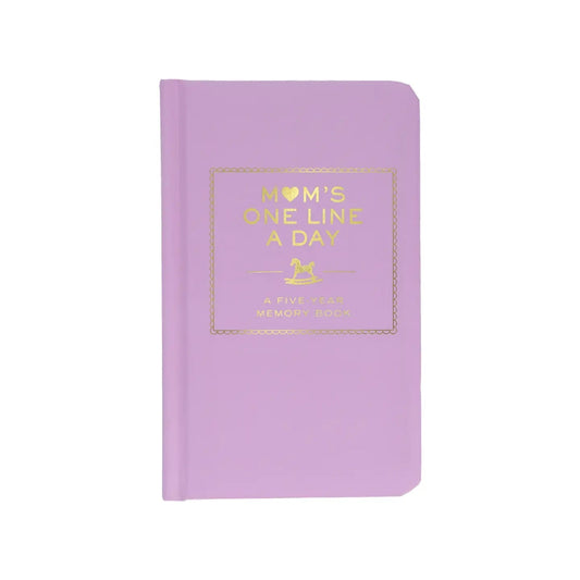 mom's one line a day book. a five year memory book