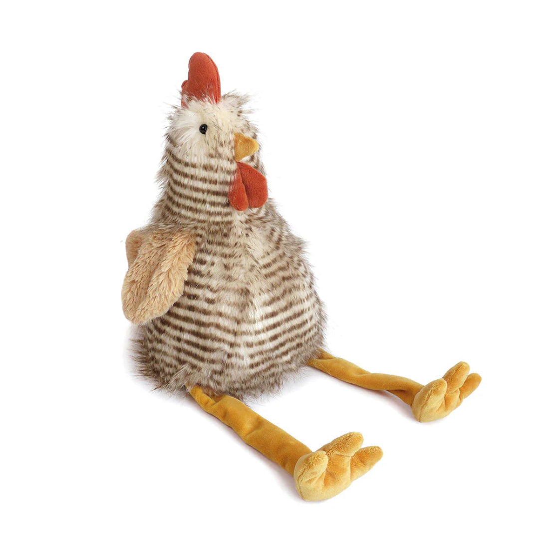 chicken stuffed animal with long legs