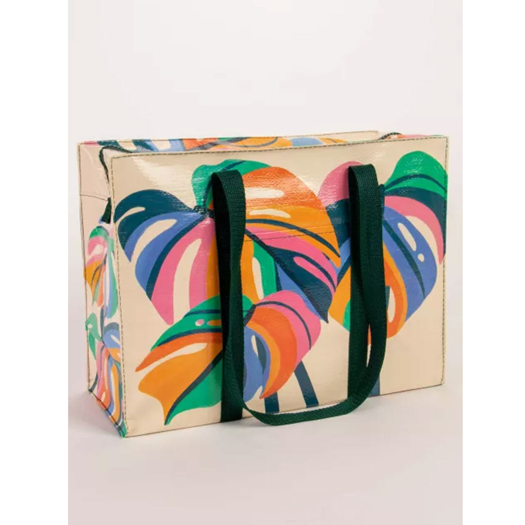 Monstera Leaf Shoulder Tote