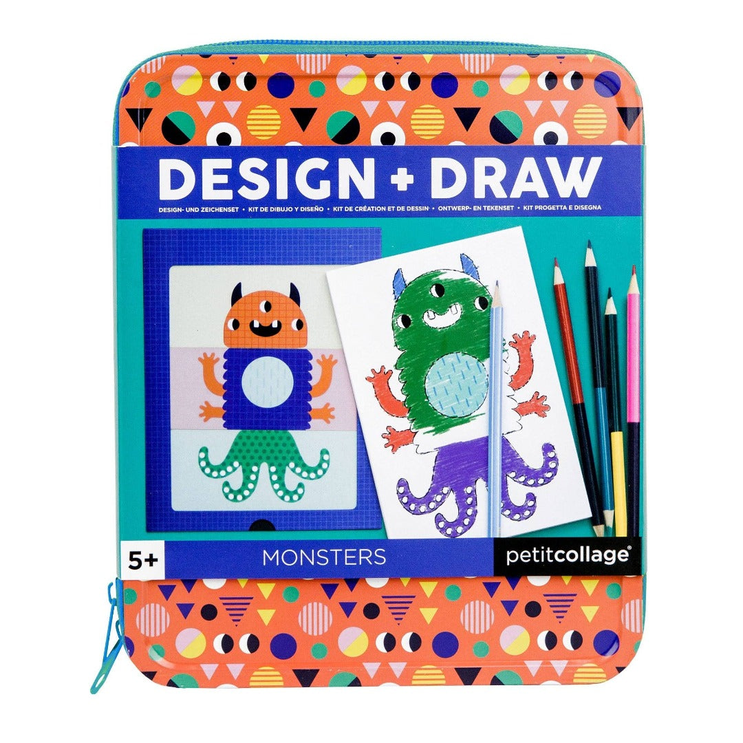 Monsters Design & Draw Art Set