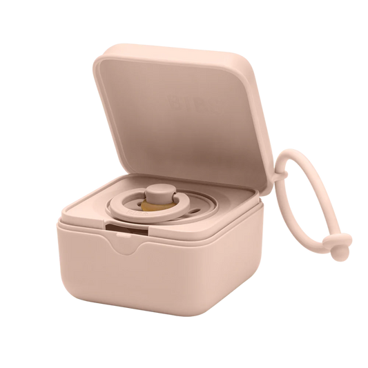 blush colored pacifier box