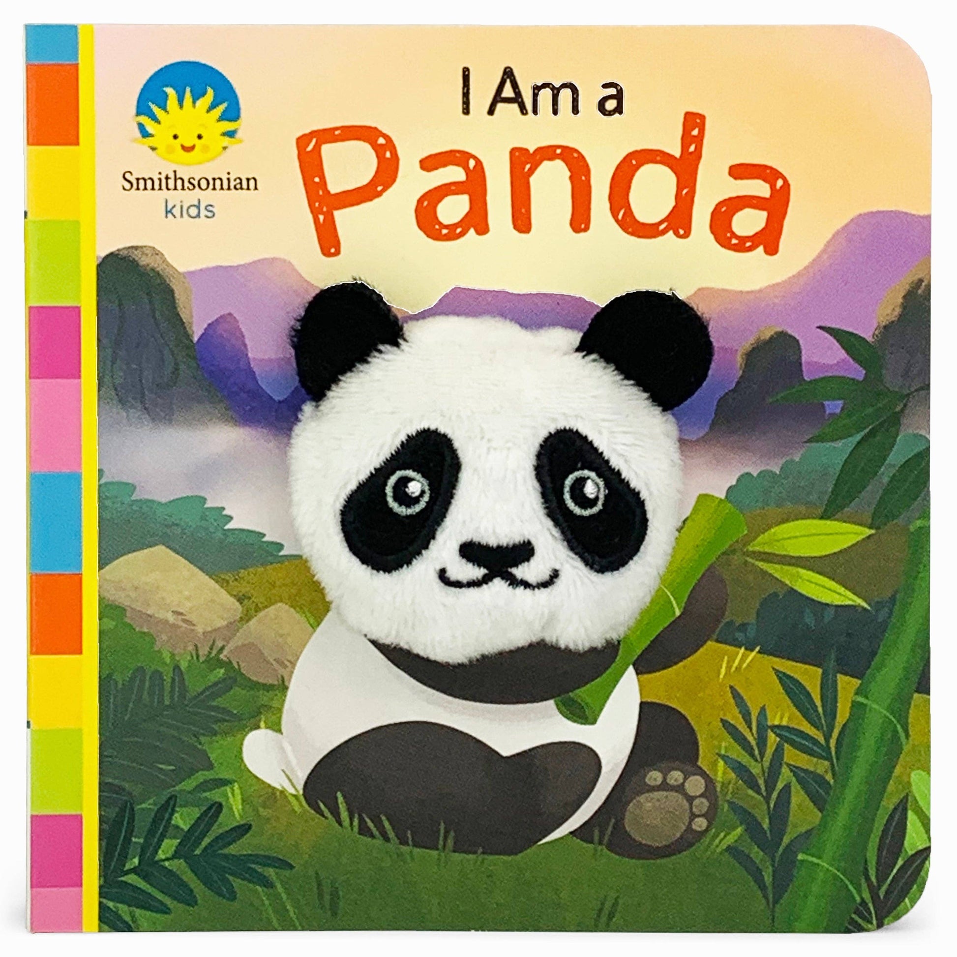 Children's book titled 'I Am a Panda' with a panda illustration on the cover.