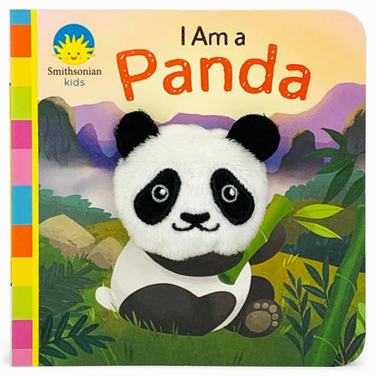 Children's book titled 'I Am a Panda' with a panda illustration on the cover.