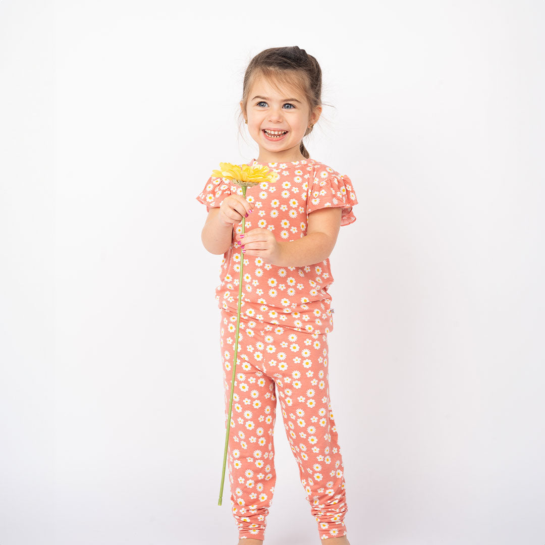 Short sleeve girl pajamas sale