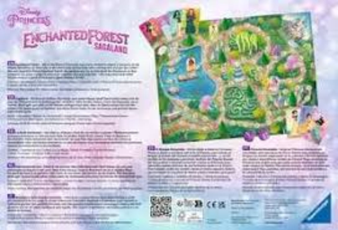 Disney Princess Enchanted Forest game box with colorful graphics and text.
