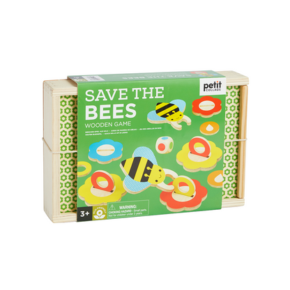 save the bees wooden game