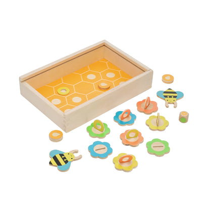 save the bees wooden game
