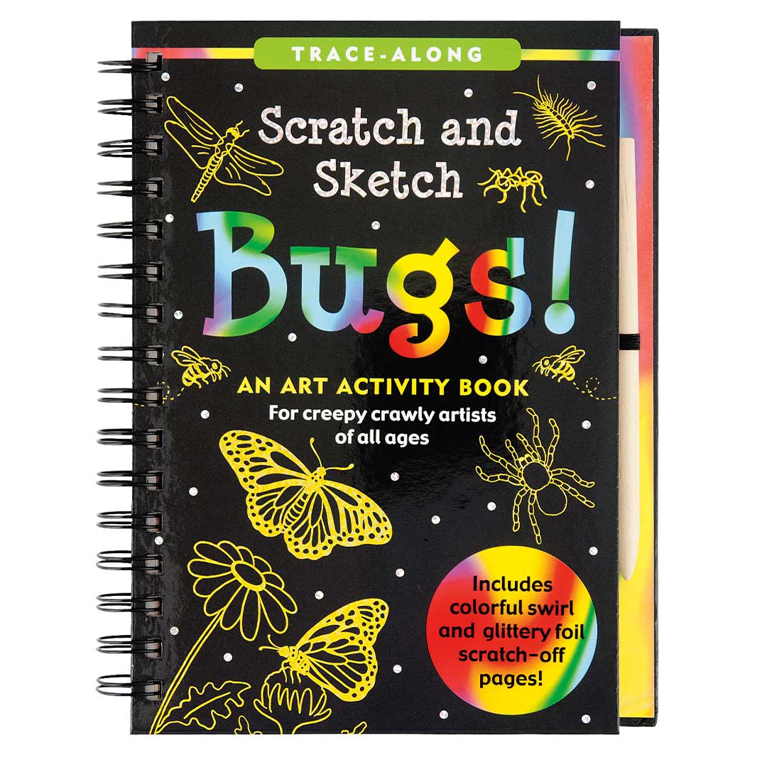 Scratch and Sketch Bugs! Activity Book