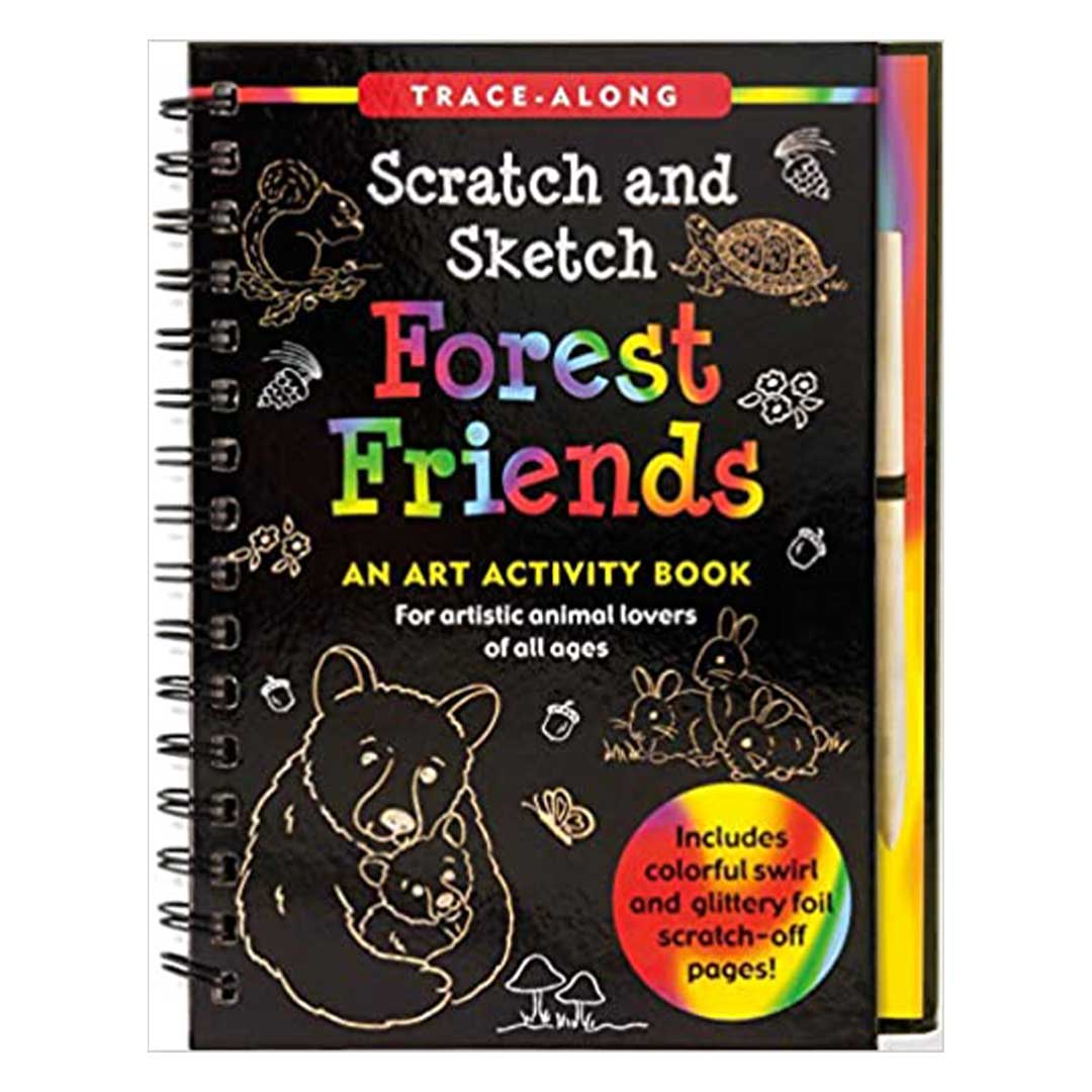 Scratch and Sketch Forest Friends Activity Book