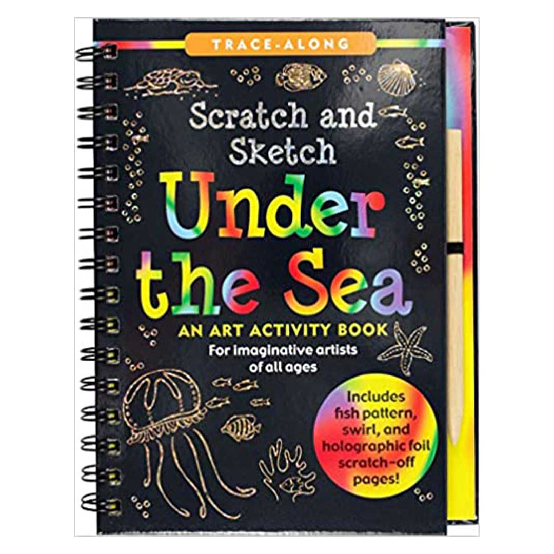 Scratch and Sketch Under the Sea Activity Book