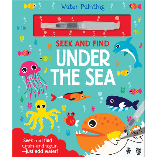 Seek and Find Under the Sea Water Painting Activity Book