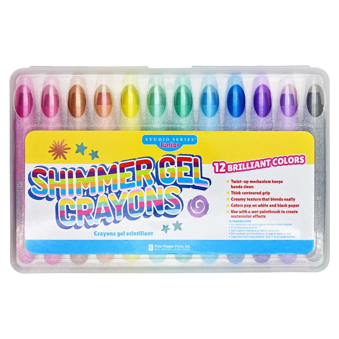 Shimmer Gel Crayons (Set of 12)