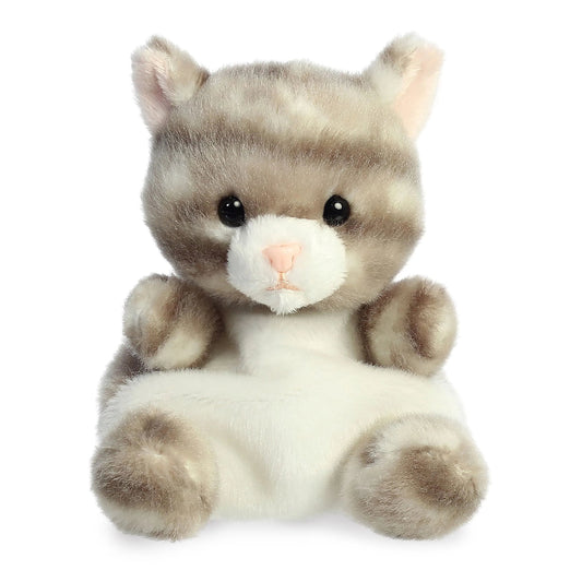 silver kitty stuffed animal