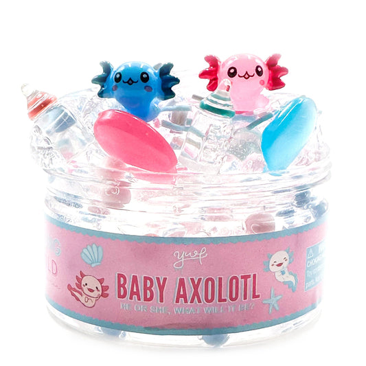 baby axolotl themed slime