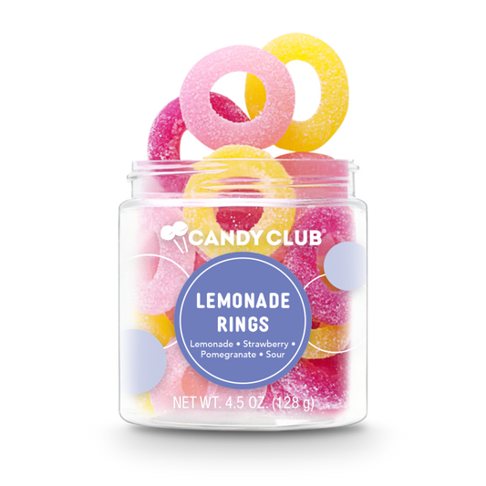Sour Lemonade Rings Gummy Candy