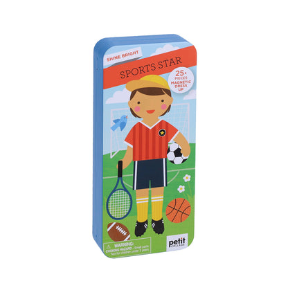 magnetic dress up set-sports themed
