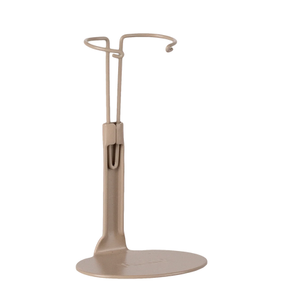 • Maileg miniature mouse stand small sand dollhouse accessory
• Mini sand color metal stand for Maileg brother and sister mice