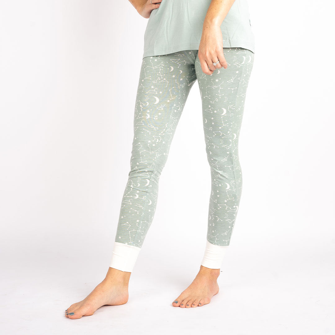 Cactus Print Women's Pajama Leggings