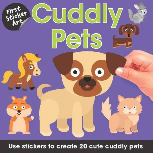 First Sticker Art: Cuddly Pets Activity Book