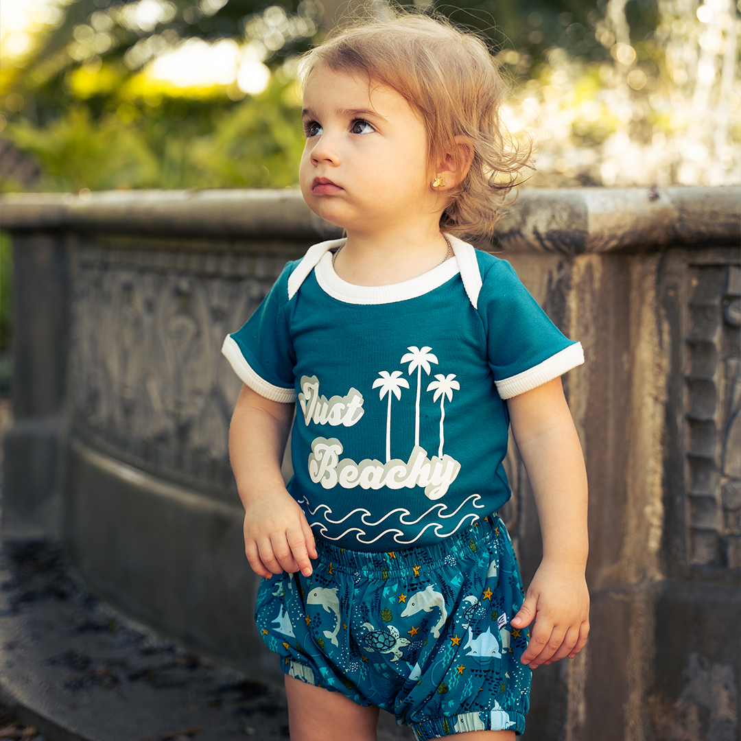 Ocean Friends Viscose Bamboo Baby Bloomers Bummies Emerson and Friends