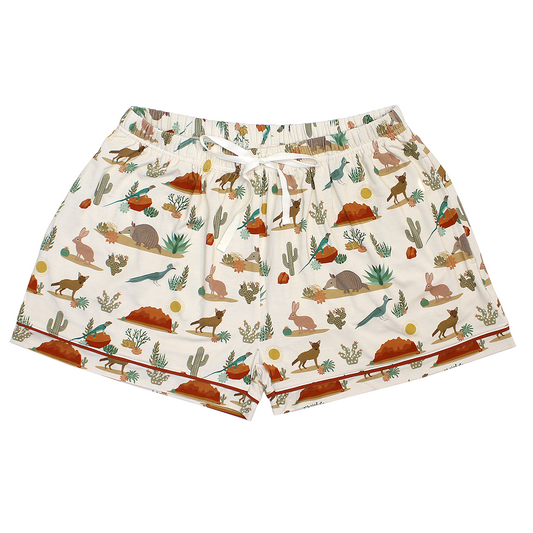 the "desert friends" women's shorts. v