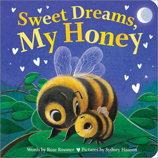board book with a mama bee and her baby bee sitting on a leaf