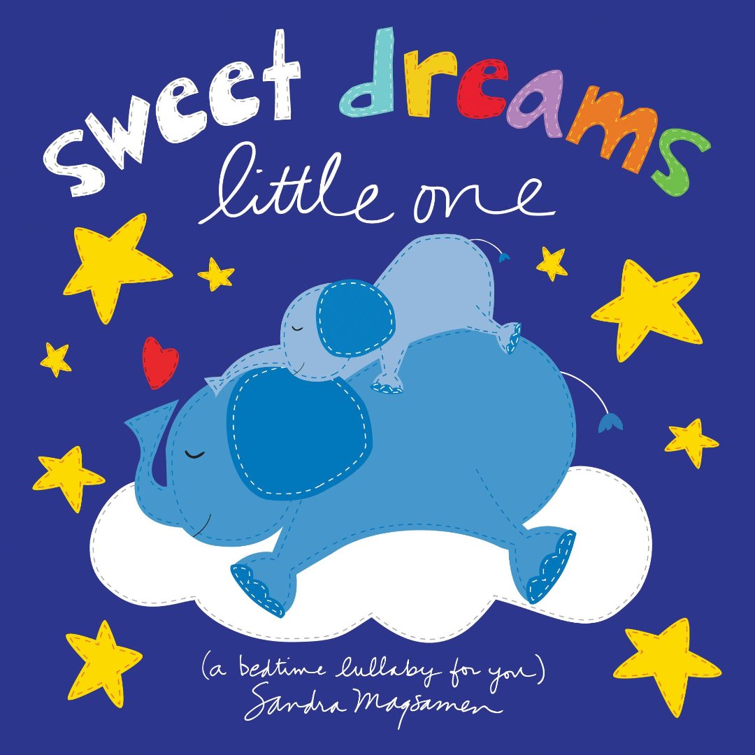 night time lullaby book with elephants sleeping on a cloud on the cover