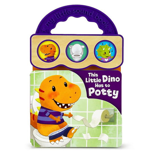 little dinosaur learning how to potty book cover