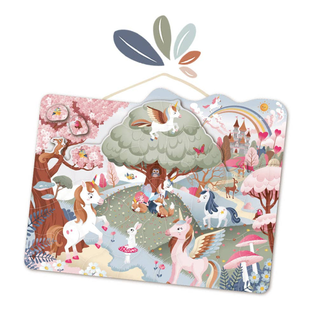 magnetic unicorn themed puzzle