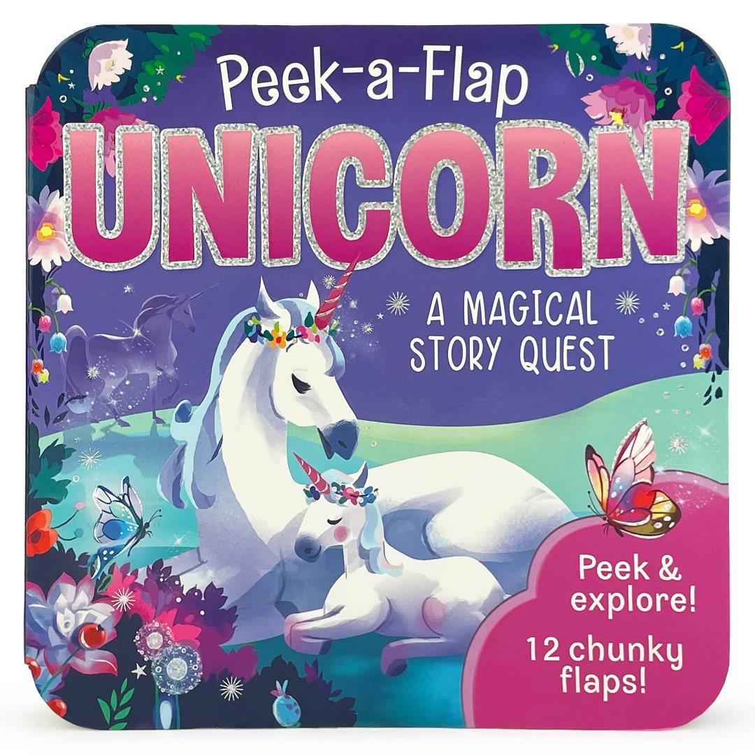 unicorns sleeping in a mystical forest book cover