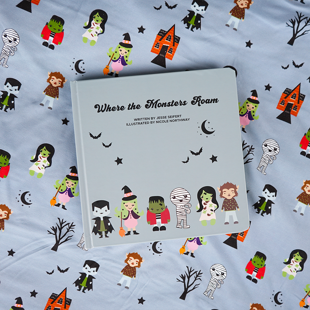 Lucy's Room Where the Monsters Roam Halloween Board Book