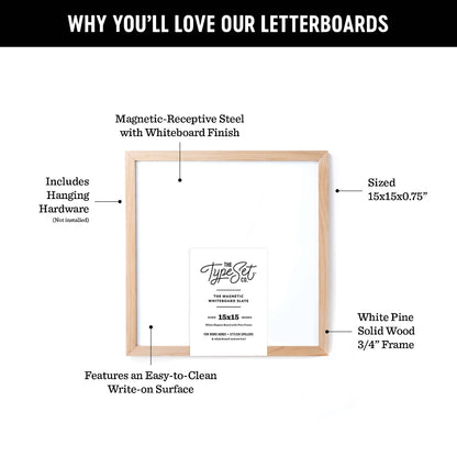 15x15 Magnetic Whiteboard