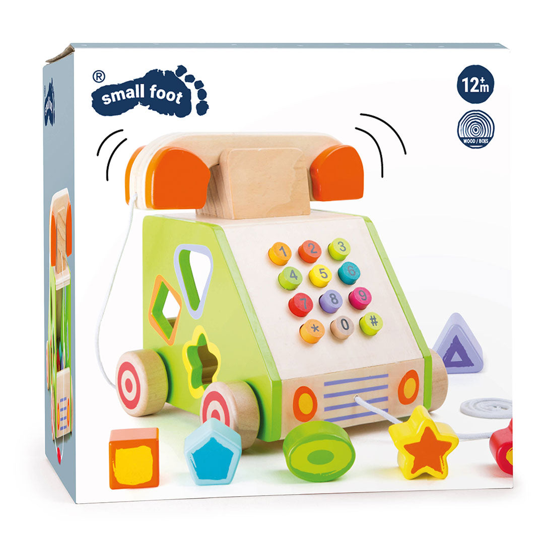 Small Foot Wooden Toy Telephone Shape Sorter