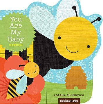 board book with bumblees on the cover and opening flaps 