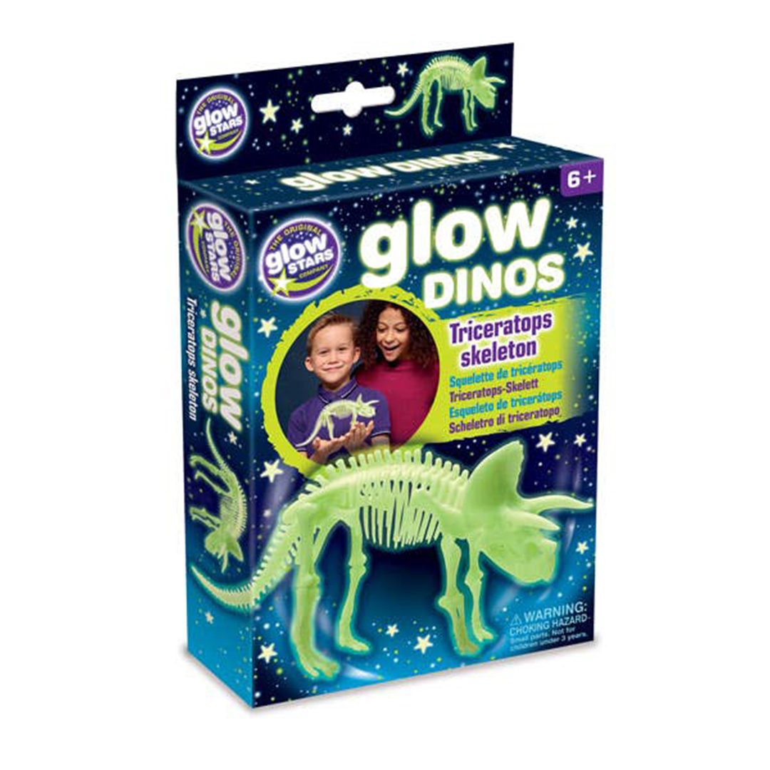 Glow Dinosaurs Triceratops Skeleton Toy
