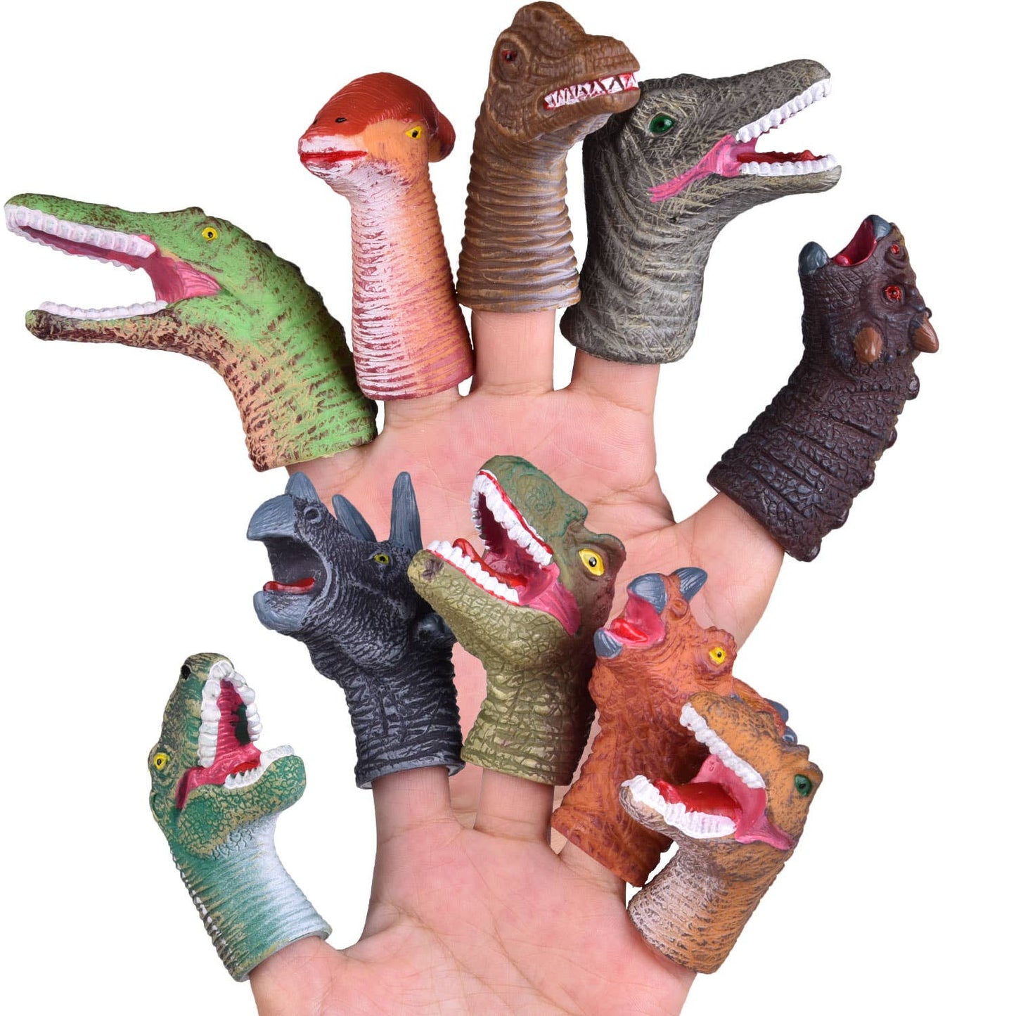 Assorted Dinosaur Finger Puppets Party Favors