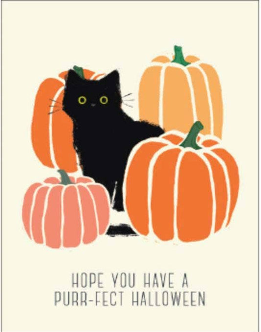 *FINAL SALE* Purr-fect Halloween Cat Greeting Card