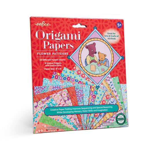 *FINAL SALE* Flower Patterns Origami Papers