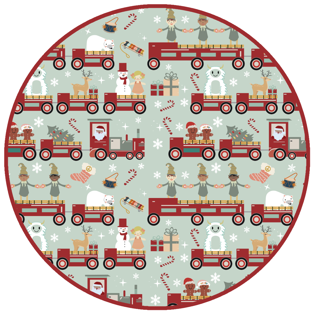 CLEARANCE Gingerbread Christmas Wrapping Paper 