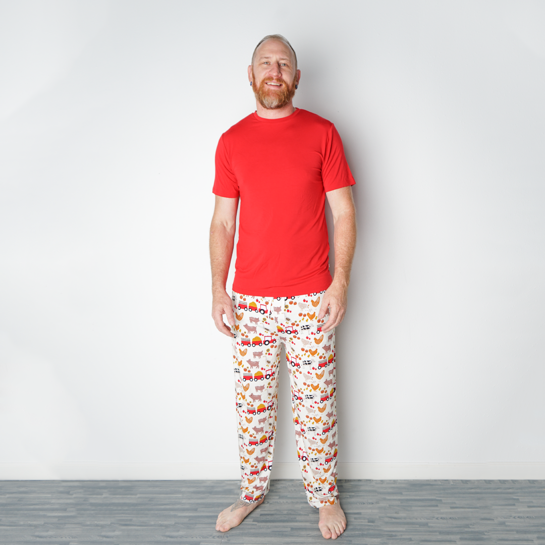 Farm Friends Bamboo Relaxed Lounge Pajama Pants