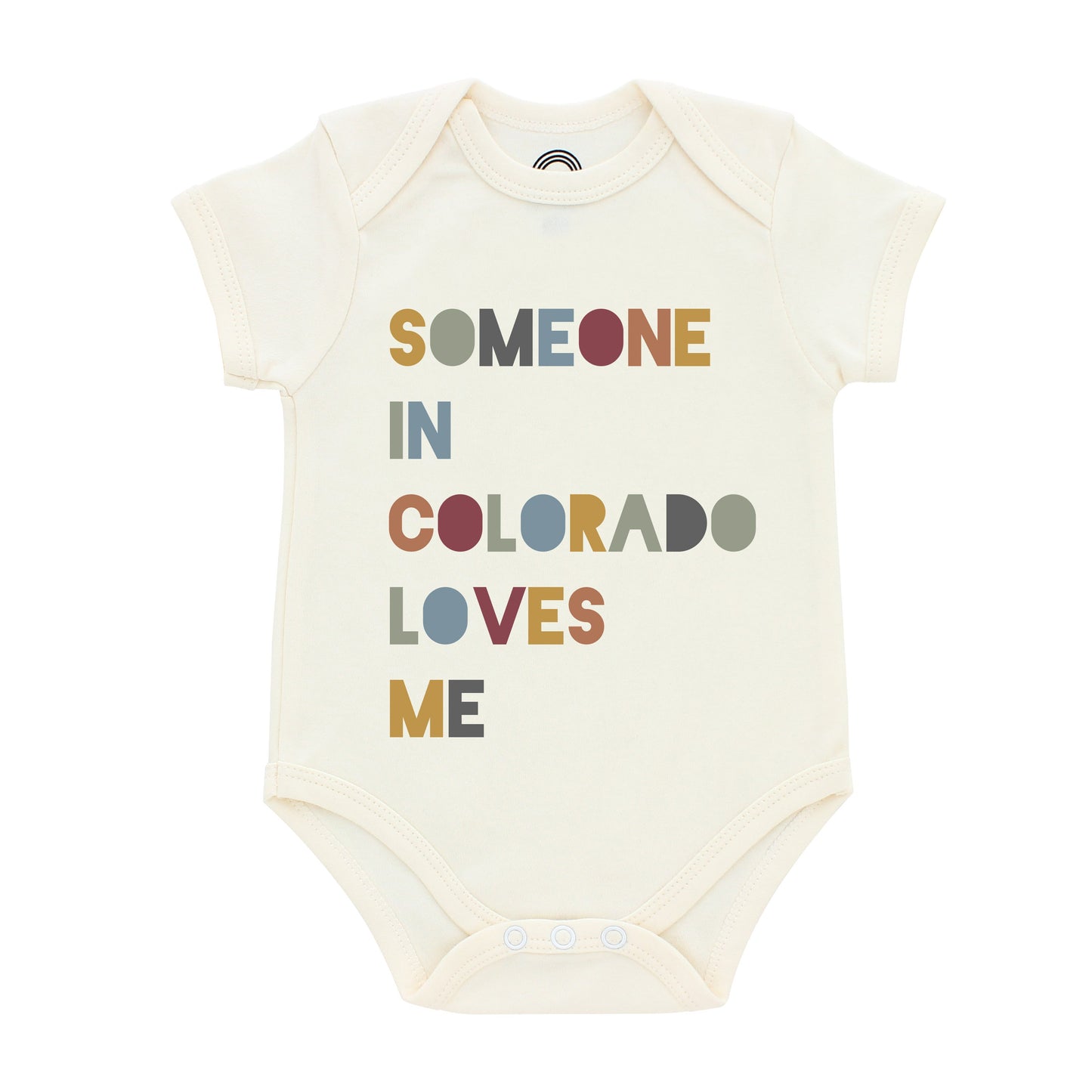 Someone in Colorado Loves Me Short Sleeve Baby Onesie