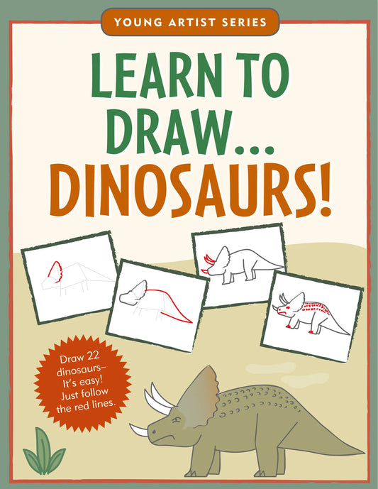 Learn To Draw Dinosaurs! Activity Book