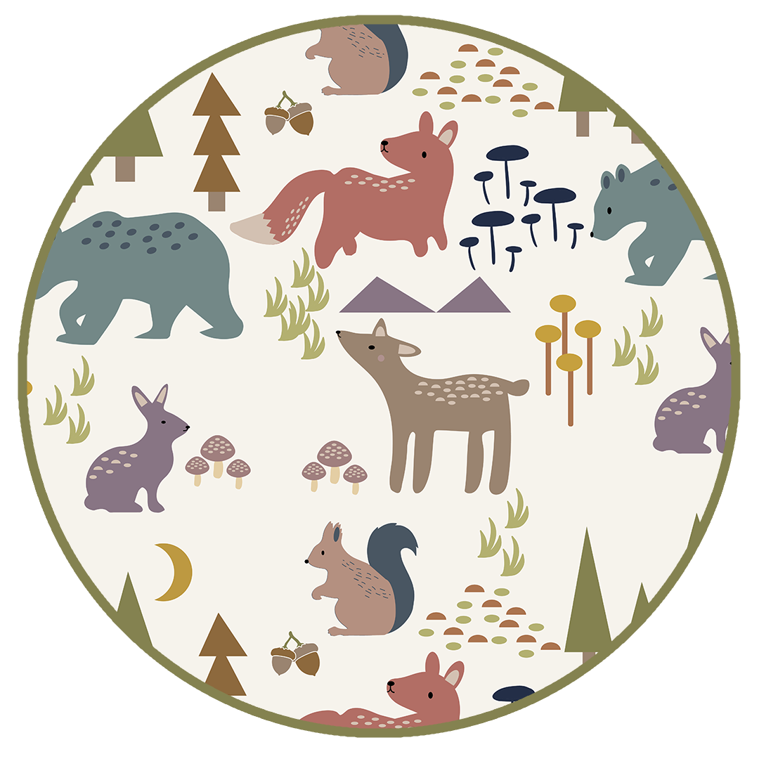 Forest Friends Luxury Bamboo Blanket