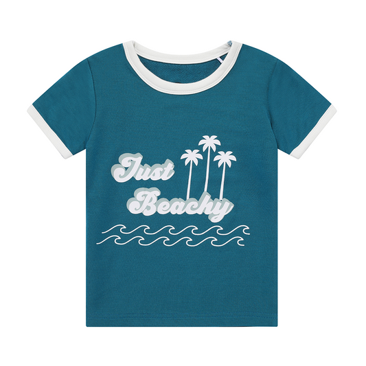 Just Beachy Viscose Bamboo Terry Ringer Kids Shirt