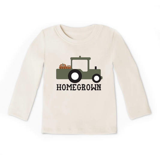 Homegrown Long Sleeve Toddler Cotton Shirt