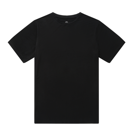 Black Bamboo Men's Short Sleeve Tee Shirt