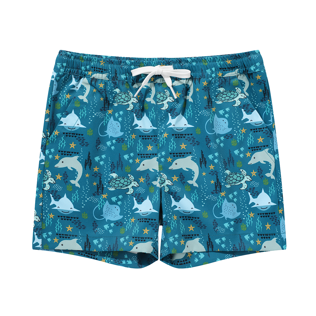 Ocean Friends Boy Swim Trunks