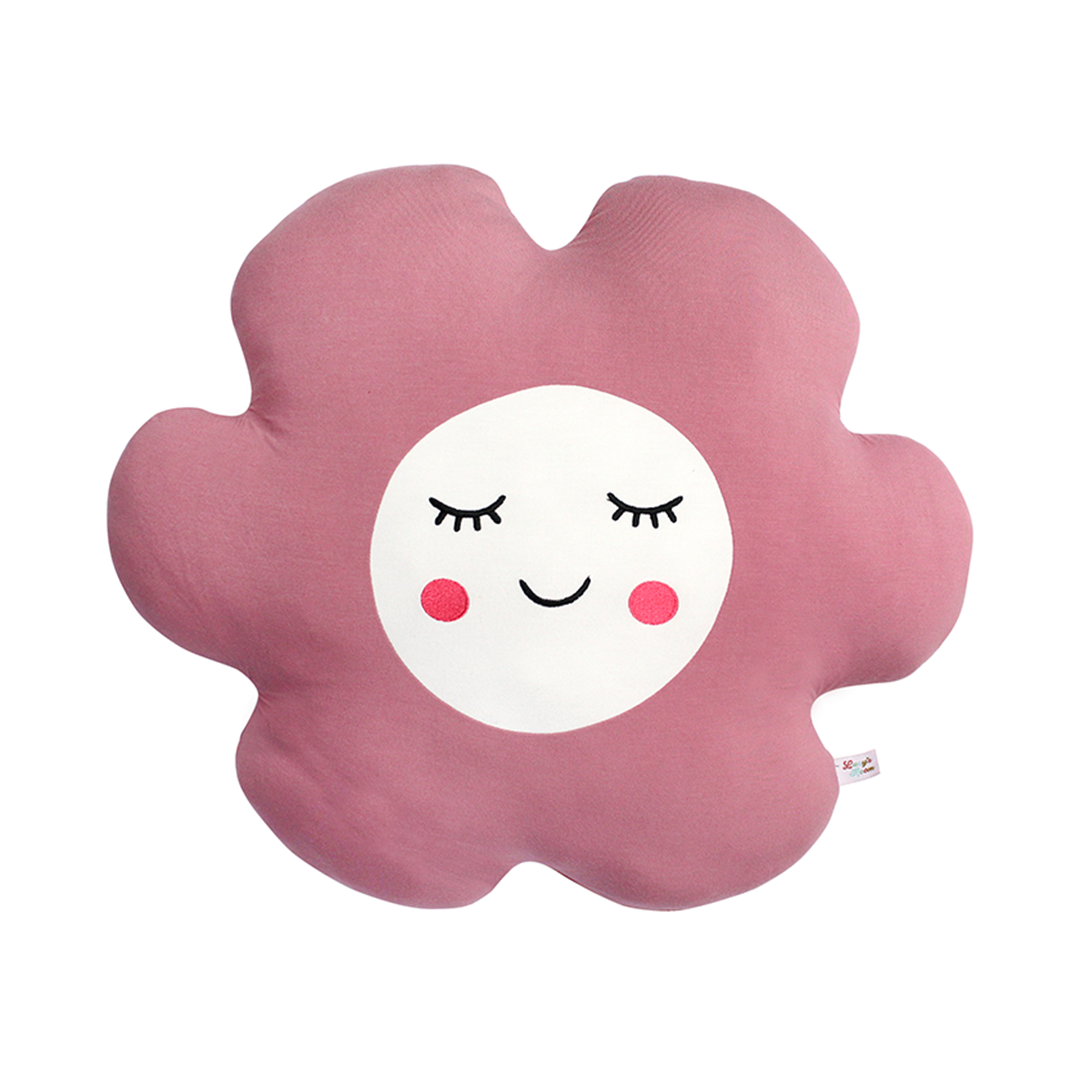 Lucy's Room Pink Daisy Bamboo Pillow