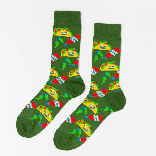 *FINAL SALE* Men's Taco Crew Socks