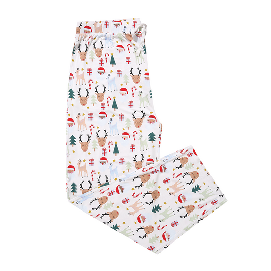 *FINAL SALE* Santa and Friends Relaxed Bamboo Lounge Pajama Pants